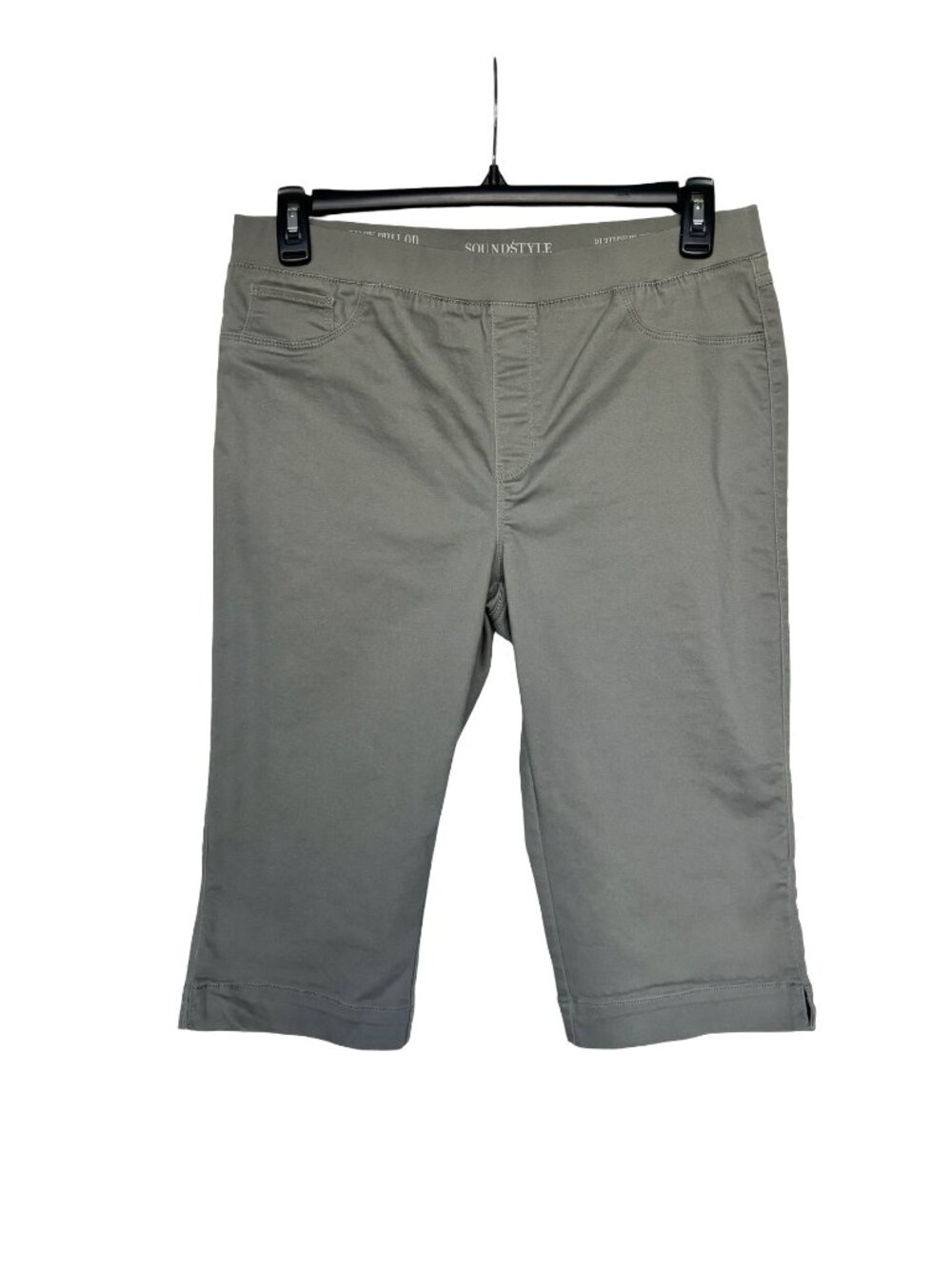 Sound/Style Sz Large Lucy Pull On Skimmer Platinum Stretch Green